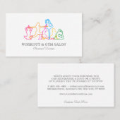 パーソナルトレーナージム 名刺 (正面/裏面)