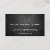 パーソナルトレーナースケッチロゴIII名刺 名刺 (裏面)