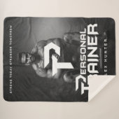 パーソナルトレーナーパーソナライズされた シェルパブランケット (正面(横))