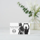 パーソナルトレーナービジネス 名刺 (スタンド正面)