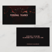 パーソナルトレーナーフィットネスインストラクター 名刺 (正面/裏面)