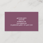 パーソナルトレーナーフィットネスカスタムQR 名刺 (裏面)