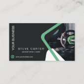 パーソナルトレーナーフィットネスクラブコーチ名刺 名刺 (裏面)