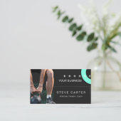 パーソナルトレーナーフィットネスクラブコーチ名刺 名刺 (スタンド正面)