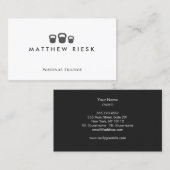 パーソナルトレーナーフィットネスケトルベル 名刺 (正面/裏面)