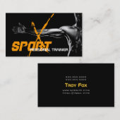 パーソナルトレーナーフィットネススポーツ名刺 名刺 (正面/裏面)