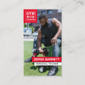 パーソナルトレーナーフィットネスフォト名刺 名刺 (正面)