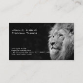 パーソナルトレーナーフィットネスボディビル栄養 名刺 (裏面)