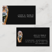 パーソナルトレーナーフィットネスボディビル訓練 名刺 (正面/裏面)