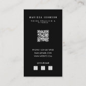 パーソナルトレーナーフィットネス重量訓練の写真 名刺 (裏面)