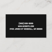 パーソナルトレーナーフィットネスBodyBuilder 名刺 (裏面)