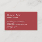 パーソナルトレーナーフィットネスQRコード 名刺 (裏面)