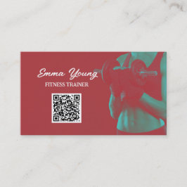 パーソナルトレーナーフィットネスQRコード 名刺
