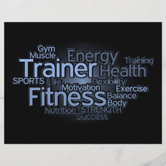 パーソナルトレーナーフライヤー チラシ (正面)