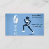 パーソナルトレーナーフリーフィットネスコーチ 名刺 (正面)