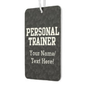 パーソナルトレーナーブラックの多様性 カーエアーフレッシュナー (左)