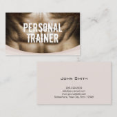 パーソナルトレーナープロフェッショナルフィットネスジム 名刺 (正面/裏面)