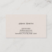 パーソナルトレーナープロフェッショナルフィットネスジム 名刺 (裏面)