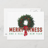 パーソナルトレーナーメリーフィットネス シーズンポストカード (正面/裏面)