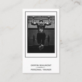 パーソナルトレーナーモダン写真 名刺
