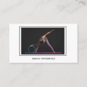 パーソナルトレーナーモダン写真 名刺 (正面)