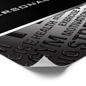 パーソナルトレーナーユニークポスター ポスター (角)