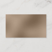 パーソナルトレーナーレッドベージュ名刺 名刺 (裏面)