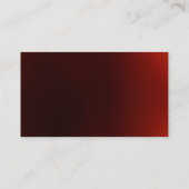 パーソナルトレーナーレッドホワイト名刺 名刺 (裏面)