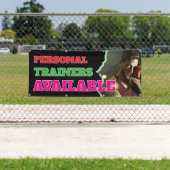 パーソナルトレーナー使用可能なカスタムバナー 横断幕 (インサイチュ)