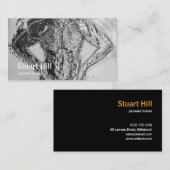 パーソナルトレーナー及びフィットネスのクロム筋肉 名刺 (正面/裏面)