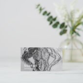 パーソナルトレーナー及びフィットネスのクロム筋肉 名刺 (スタンド正面)