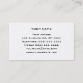 パーソナルトレーナー及びフィットネスの名刺 名刺 (裏面)