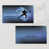 パーソナルトレーナー及びフィットネス筋肉人 名刺 (正面/裏面)