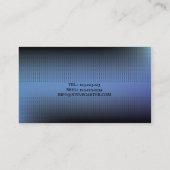 パーソナルトレーナー及びフィットネス筋肉人 名刺 (裏面)