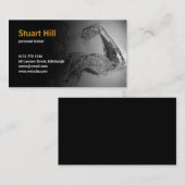 パーソナルトレーナー及びフィットネス筋肉名刺 名刺 (正面/裏面)