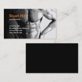 パーソナルトレーナー及びフィットネス筋肉 名刺 (正面/裏面)