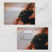 パーソナルトレーナー名刺 – カスタマイズ可能 名刺 (正面/裏面)