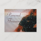 パーソナルトレーナー名刺 – カスタマイズ可能 名刺 (裏面)