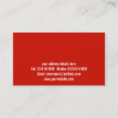 パーソナルトレーナー名刺 名刺 (裏面)