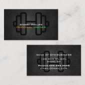 パーソナルトレーナー名刺 名刺 (正面/裏面)