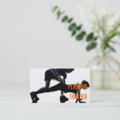 パーソナルトレーナー名刺 名刺 (スタンド正面)