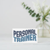 パーソナルトレーナー名刺 名刺 (スタンド正面)
