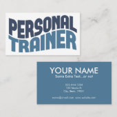 パーソナルトレーナー名刺 名刺 (正面/裏面)