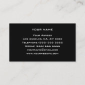 パーソナルトレーナー名刺 名刺 (裏面)