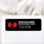 パーソナルトレーナー差出人住所ラベル ラベル (インサイチュ)