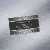 パーソナルトレーナー磁気名刺 マグネット名刺 (インサイチュ)