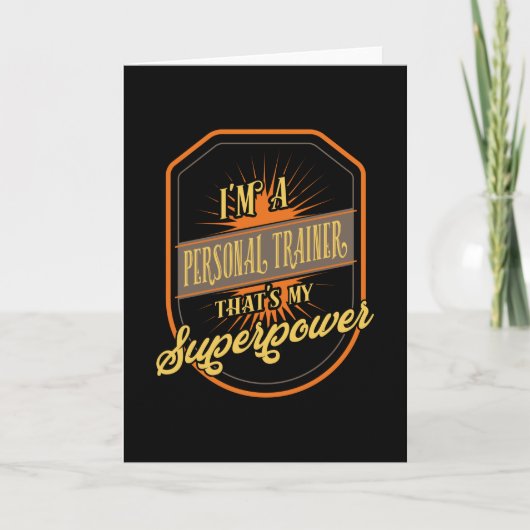 パーソナルトレーナー職 カード (正面)