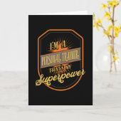 パーソナルトレーナー職 カード (黄色い花)