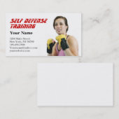 パーソナルトレーナー防衛 名刺 (正面/裏面)