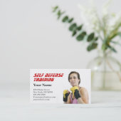 パーソナルトレーナー防衛 名刺 (スタンド正面)